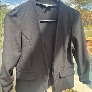 Charlotte Russe Black Open-Front Women's Blazer